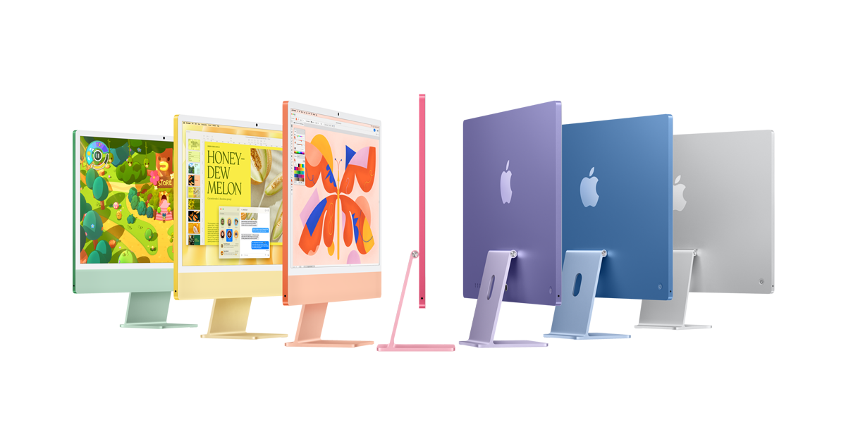 iMac colour range