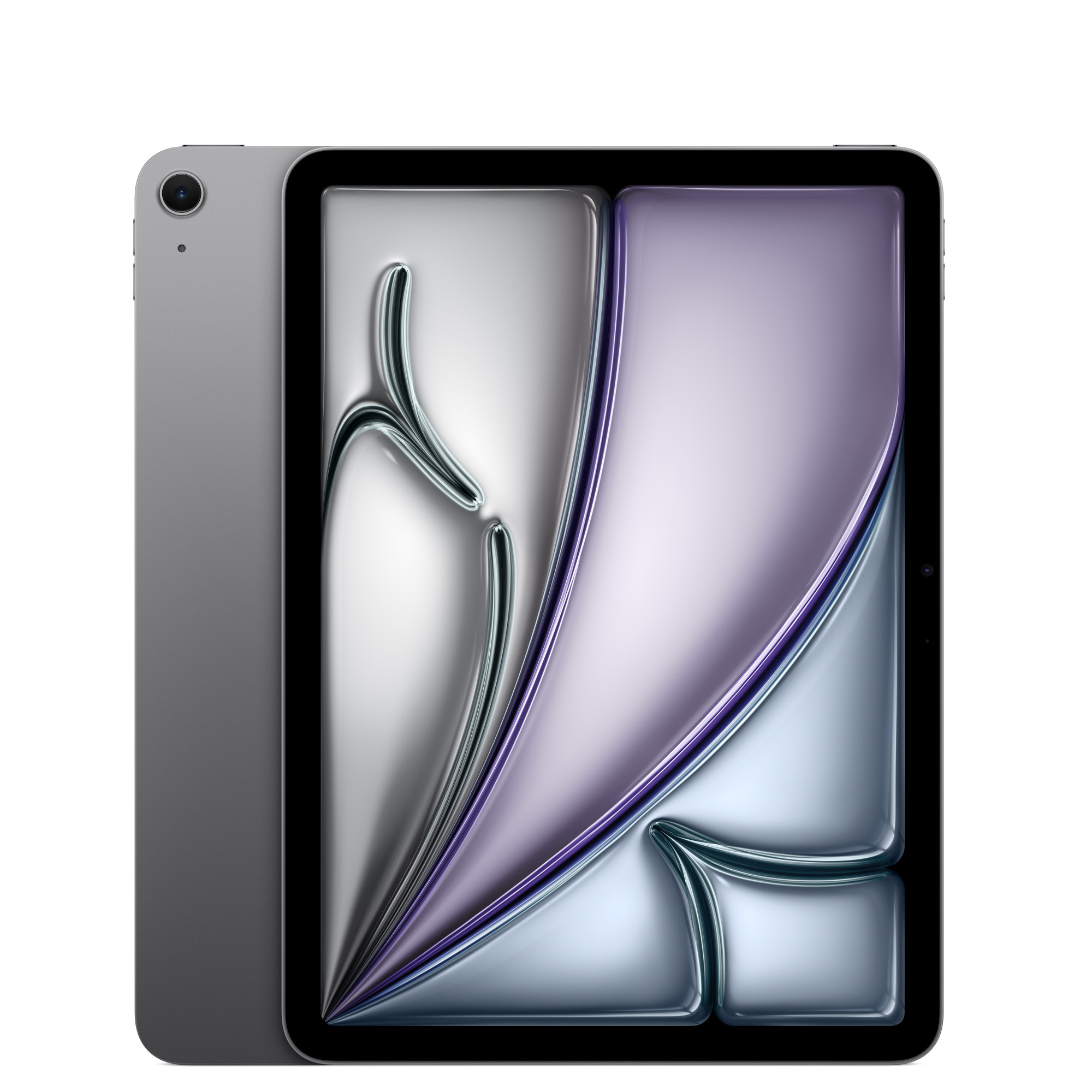 iPad Air 11″ M2 in Space Gray, front view