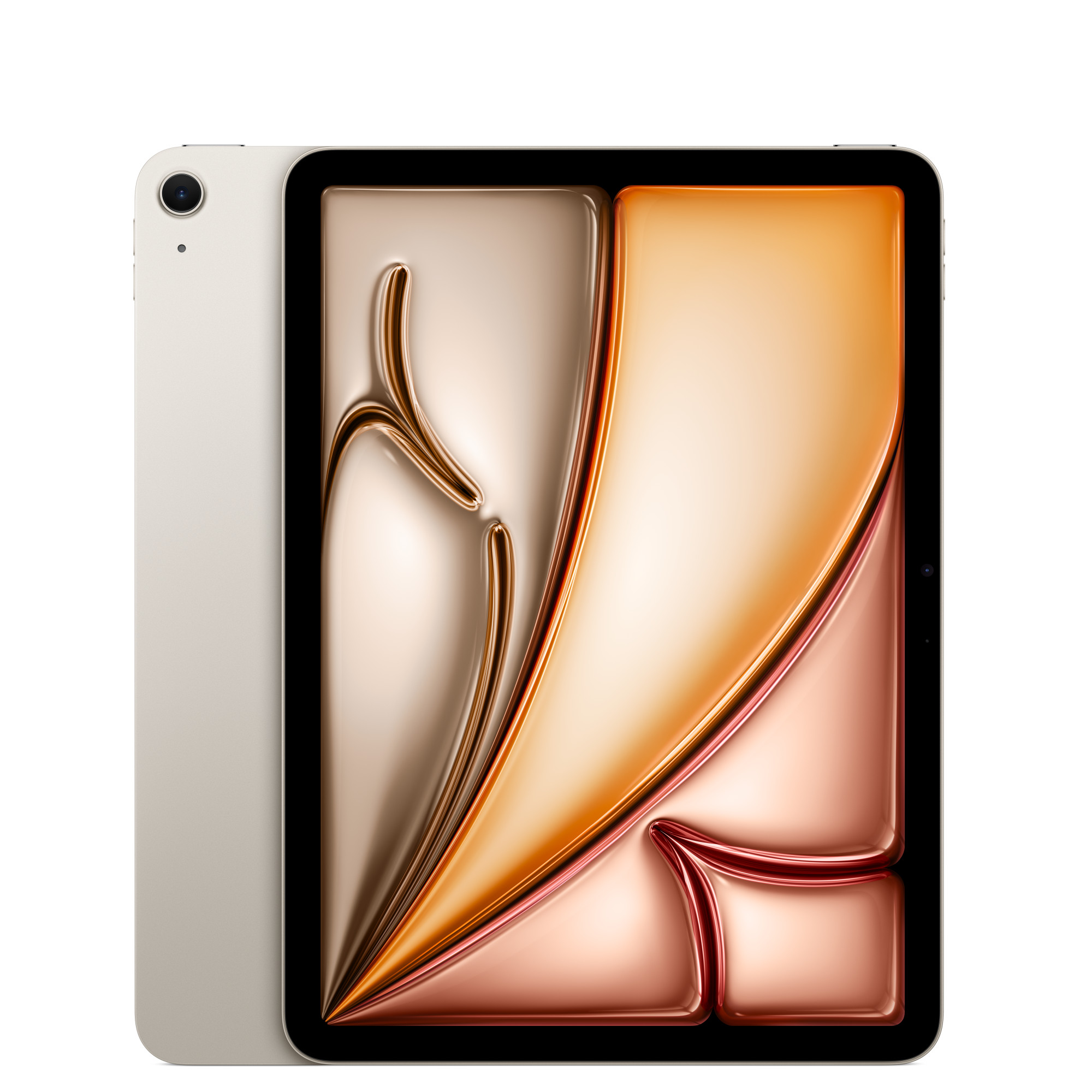 iPad Air 11″ M2 in Starlight, front view