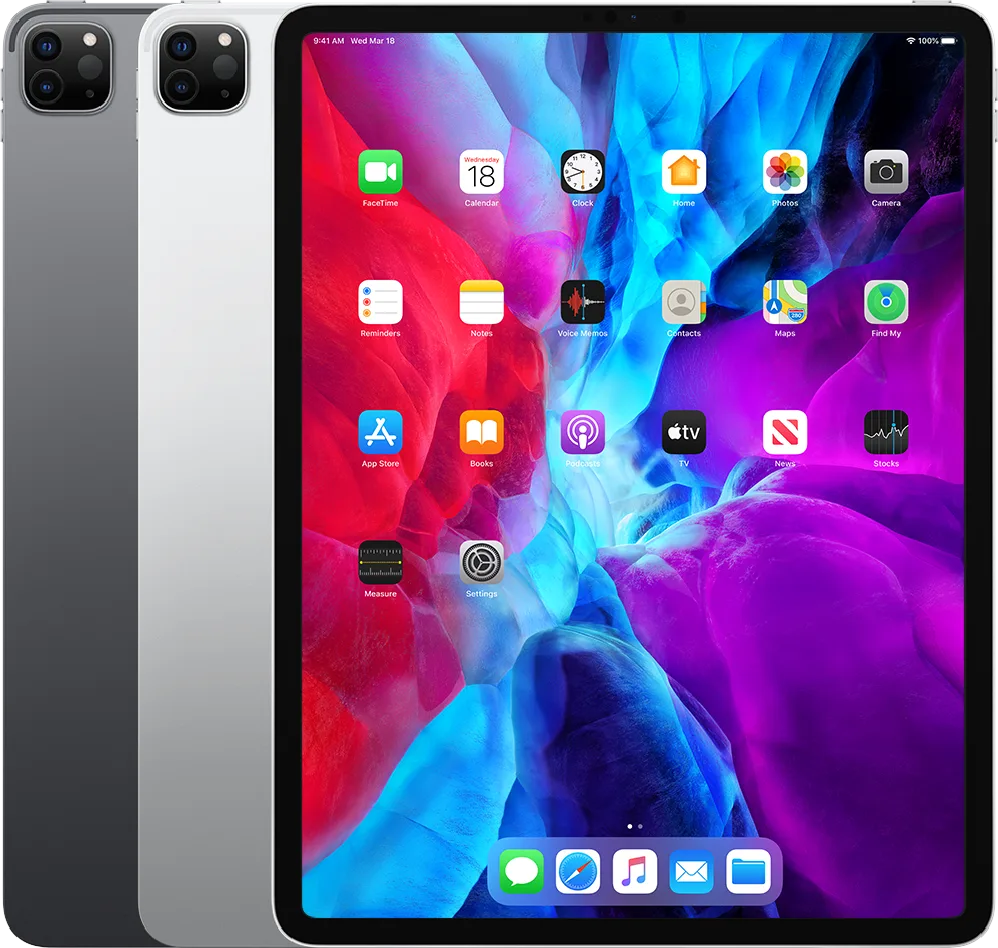 iPad Pro 12.9″ (2020), colour overview (store shot coming soon)