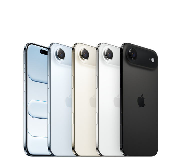 Hand holds thin iPhone Air profile